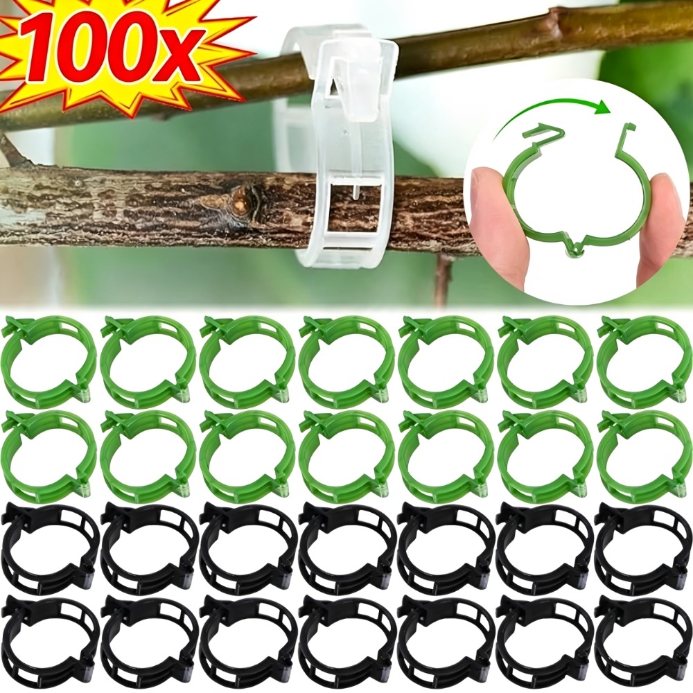 100/10 قطعة مشابك دعم النباتات - مراجعة Plant Parent Tools وسعره
